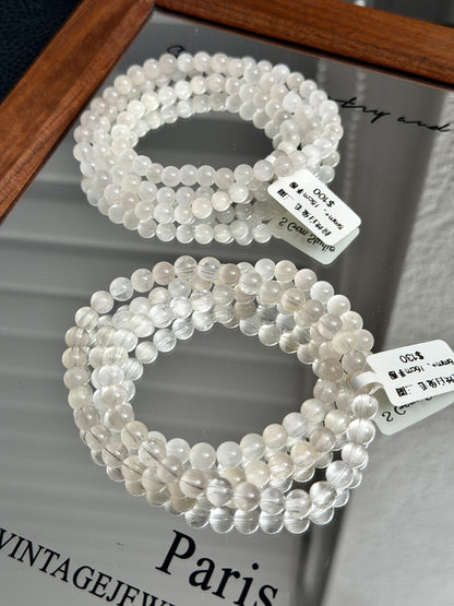 拉丝白兔毛多圈