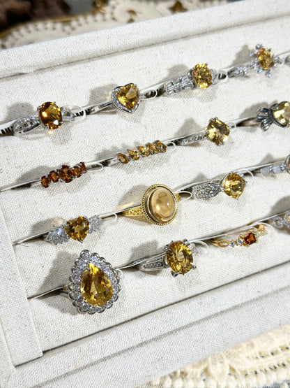 Citrine Ring S925 Silver