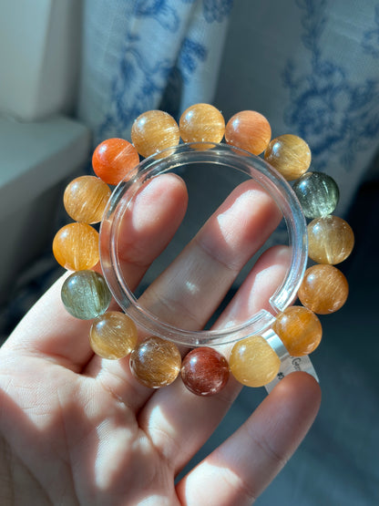 Brushed colored rabbit fur crystal