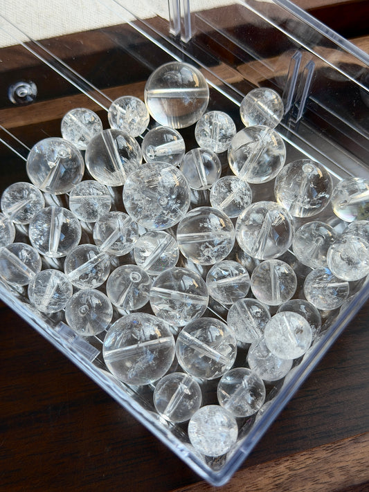 White Arsenal white crystal single bead