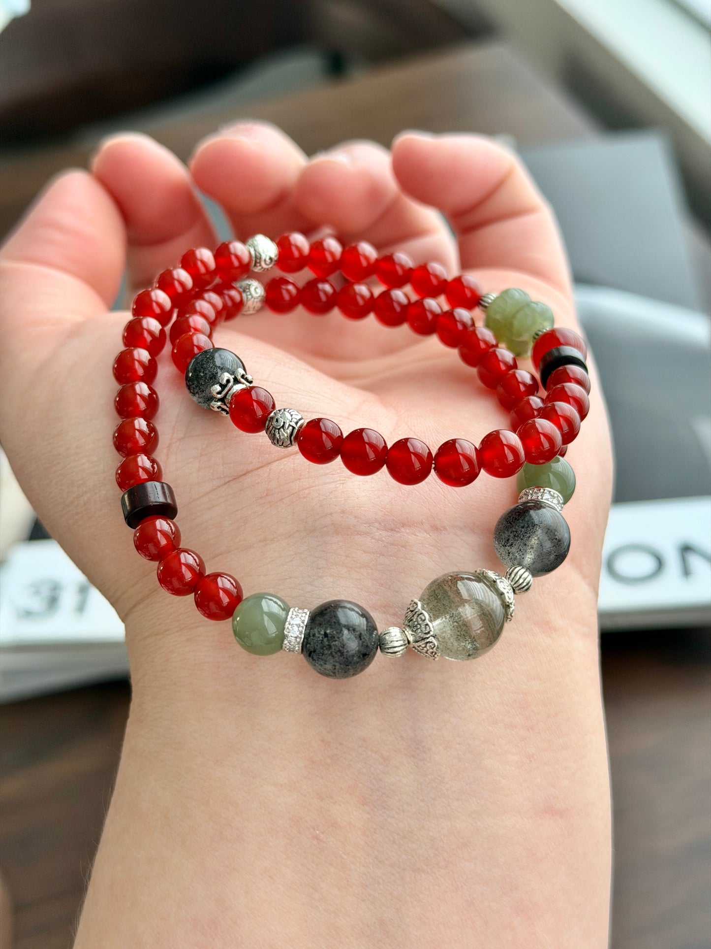 设计款 | 红玛瑙多圈