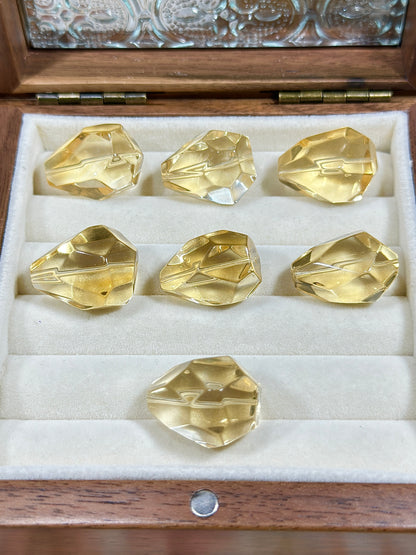 Clean citrine free shape