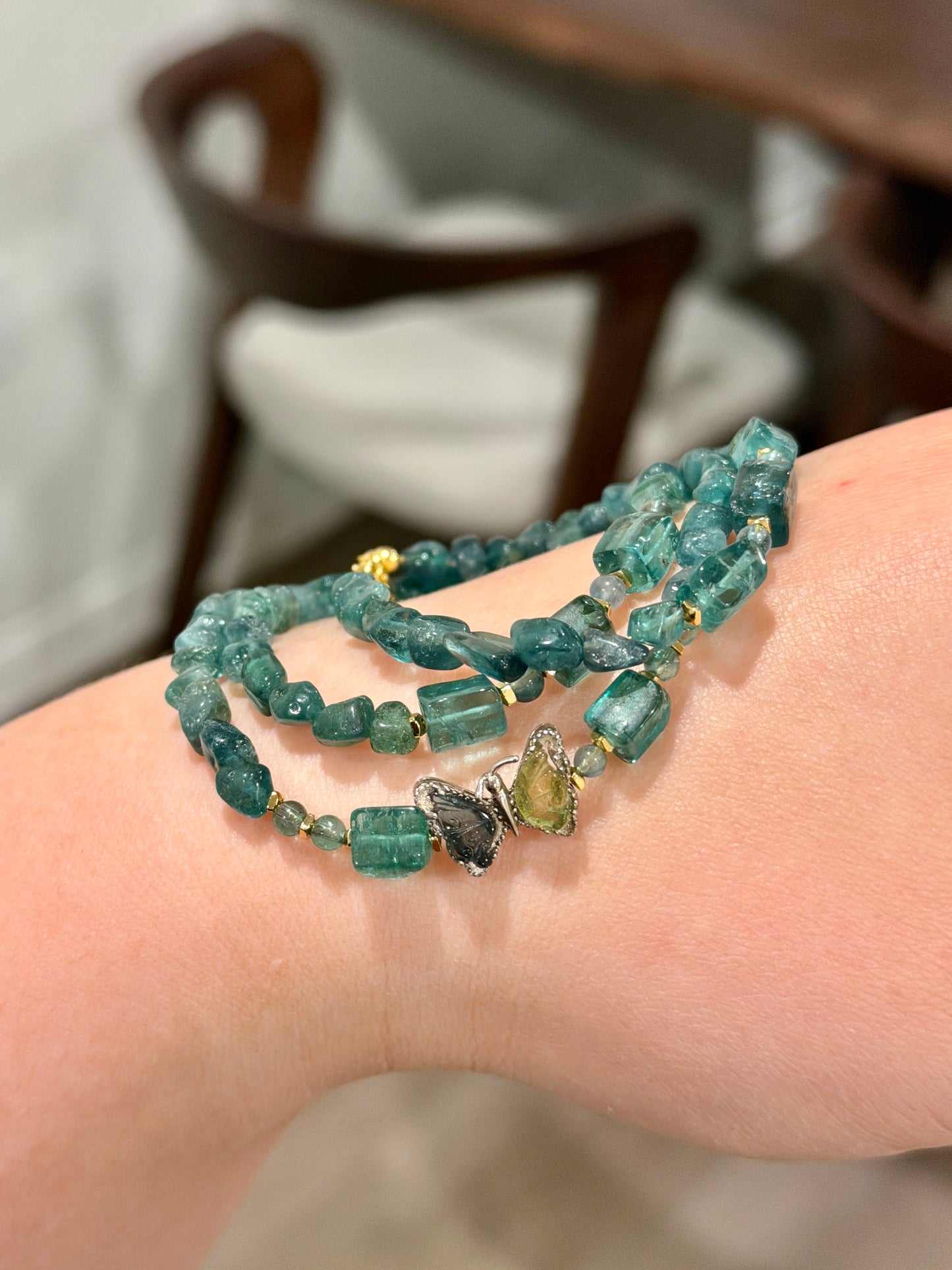 设计款 | 蓝碧玺长链