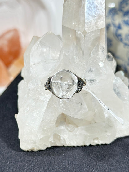 晶中晶S925银戒指