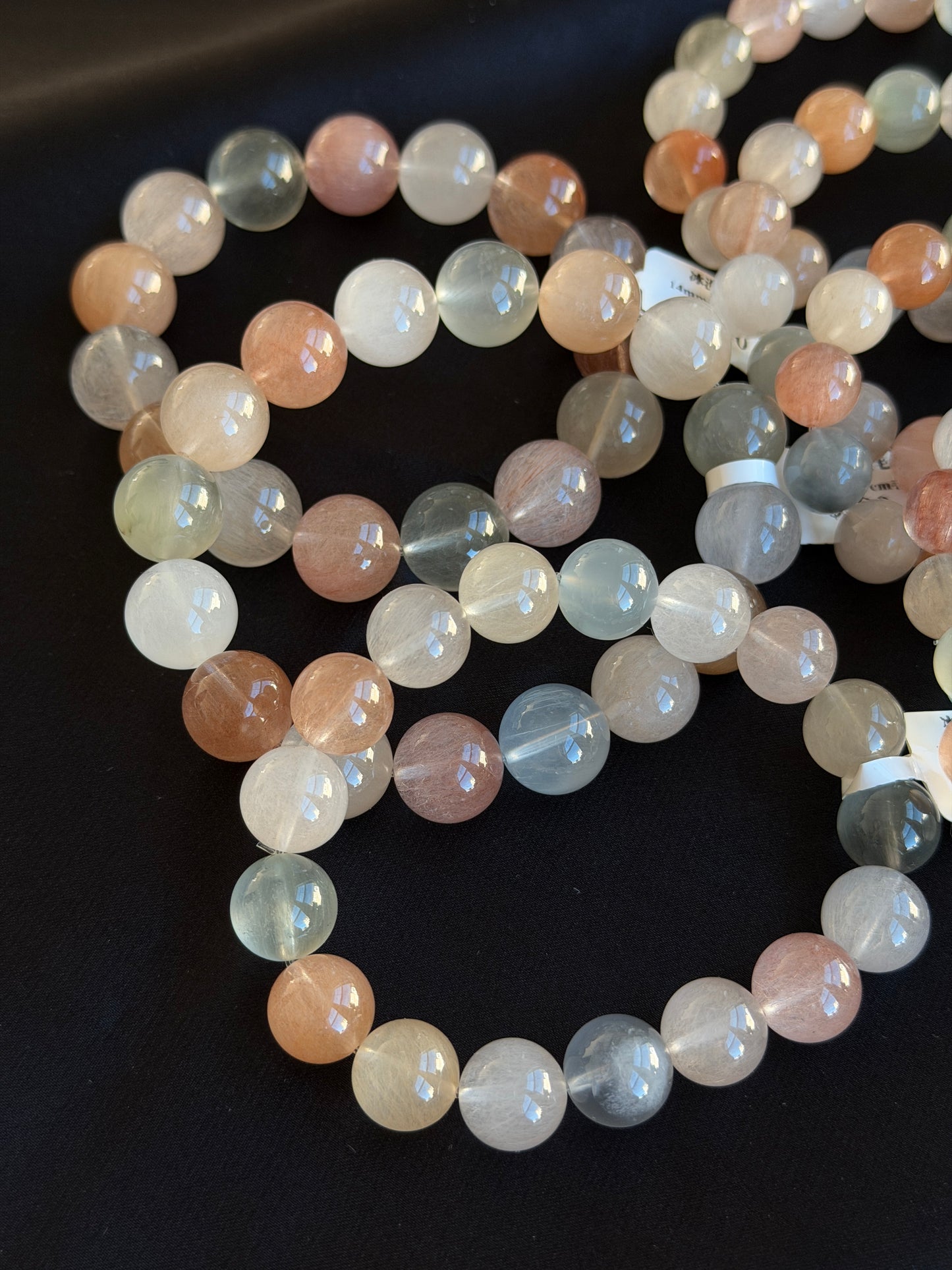 Ice cream colored rabbit fur crystal