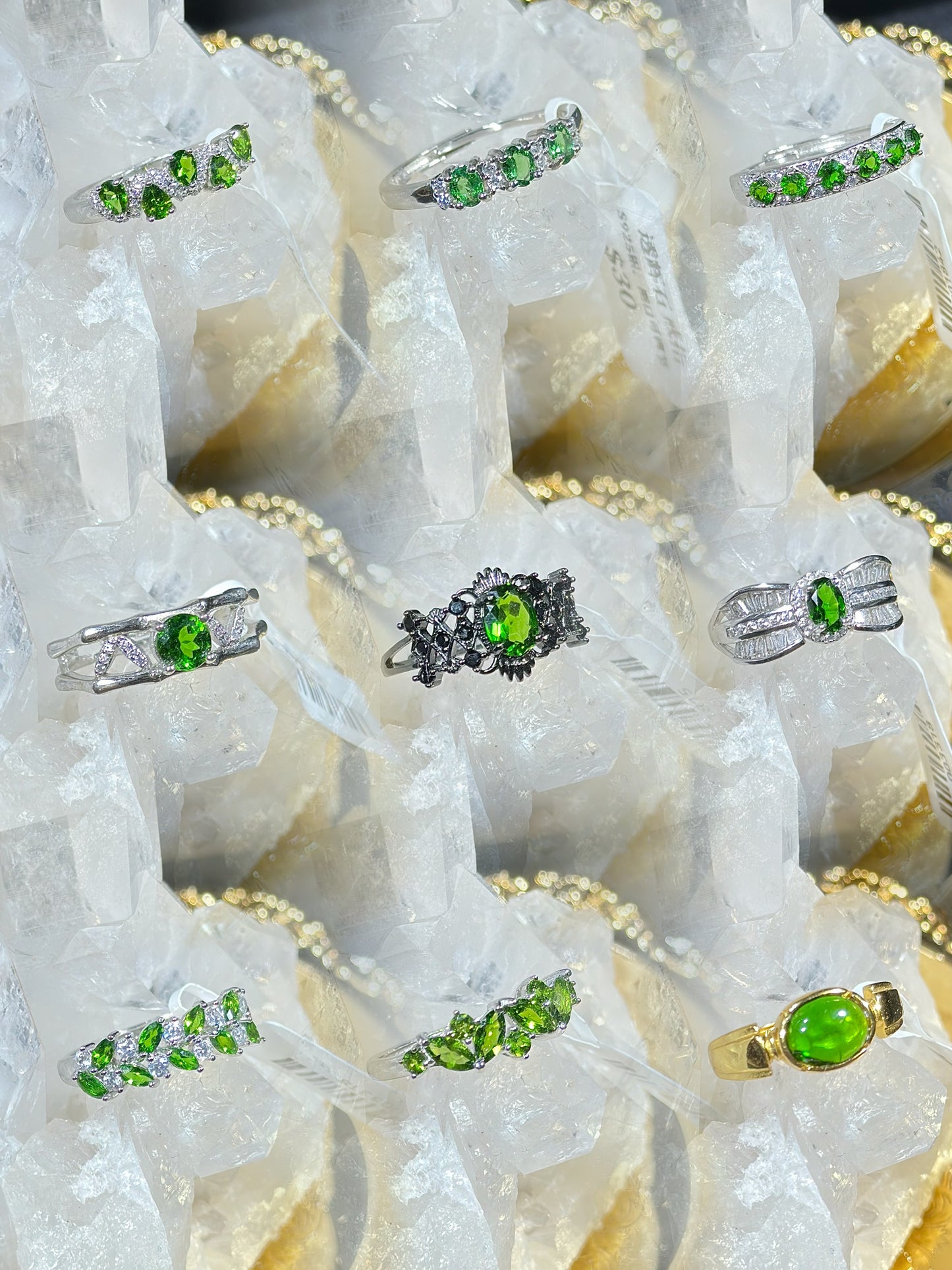 Diopside S925 silver ring