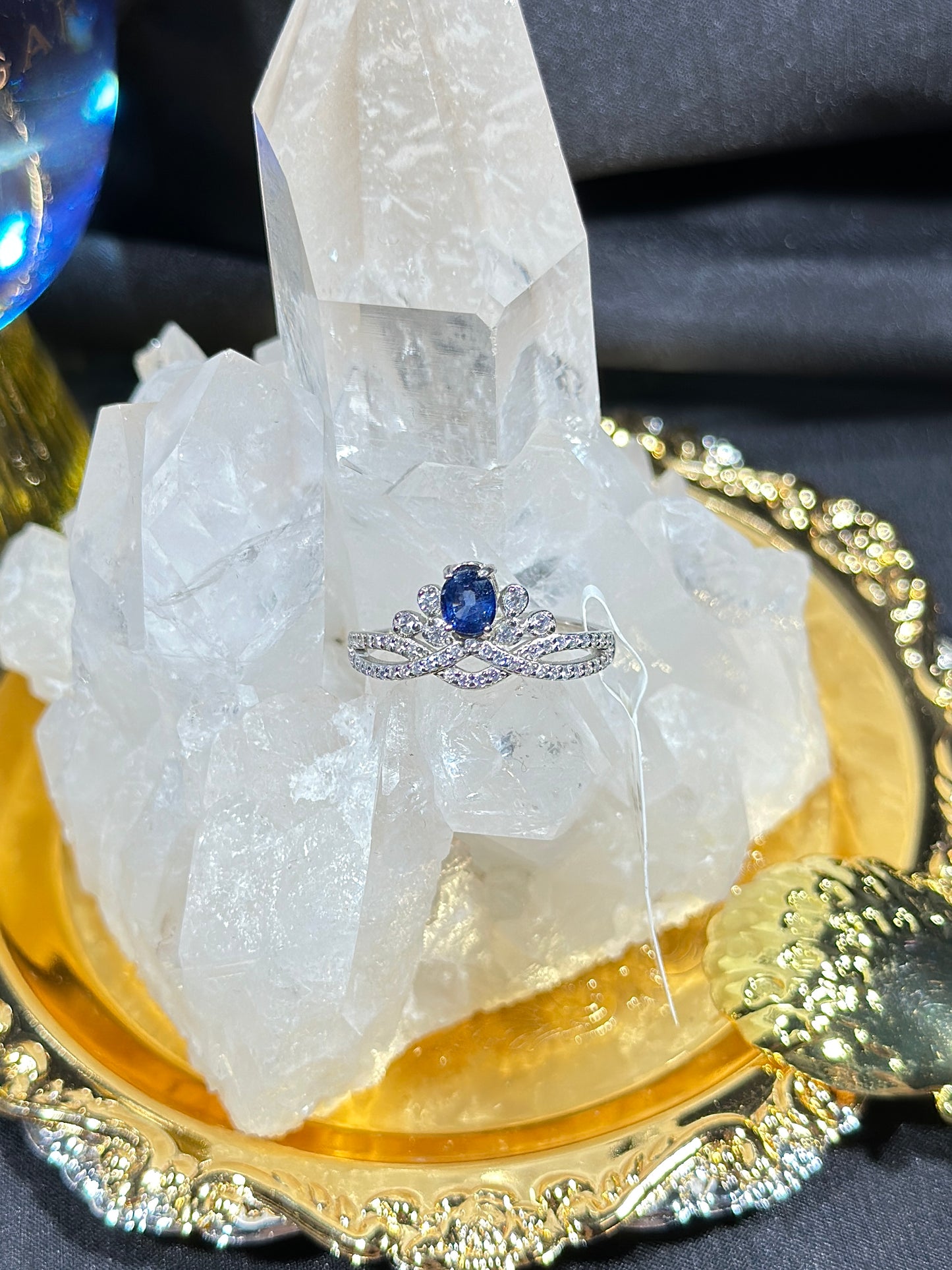 Sapphire S925 silver ring-1