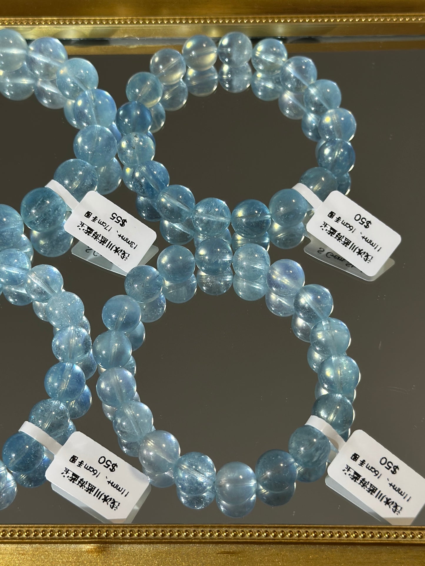 Light glacier blue aquamarine