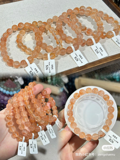 Red rabbit fur crystal