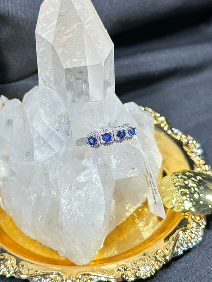 Sapphire S925 silver ring-1