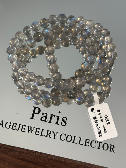 Full blue light gray moonlight three circles