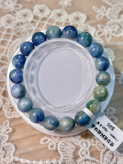 Monet Garden Blue Green Crystal