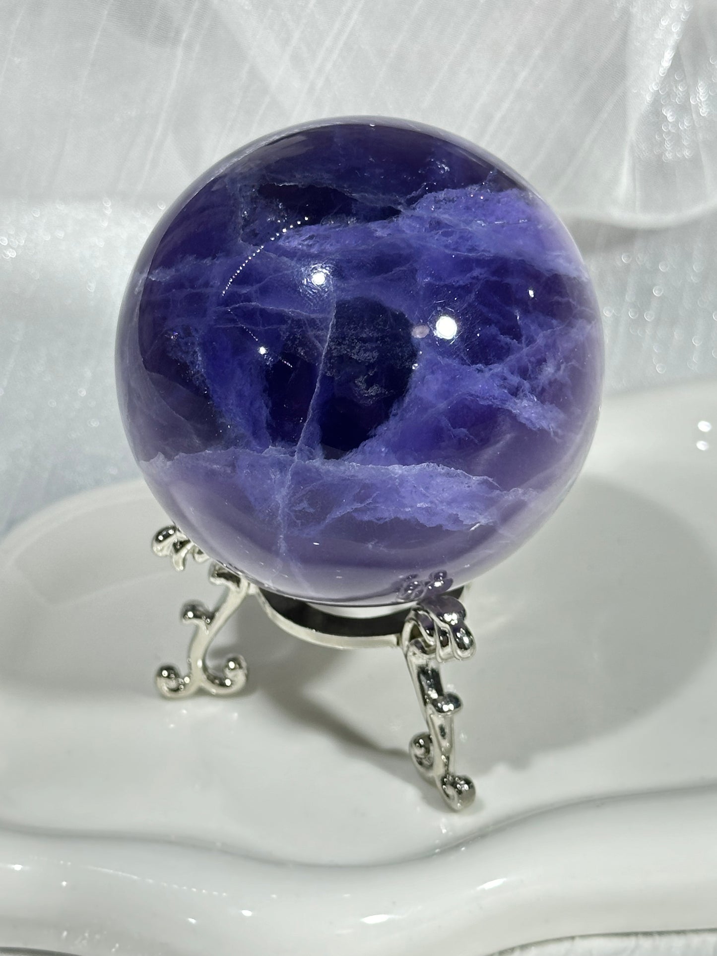 Amethyst crystal ball