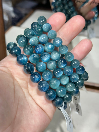 Cat's Eye Blue Green Crystal