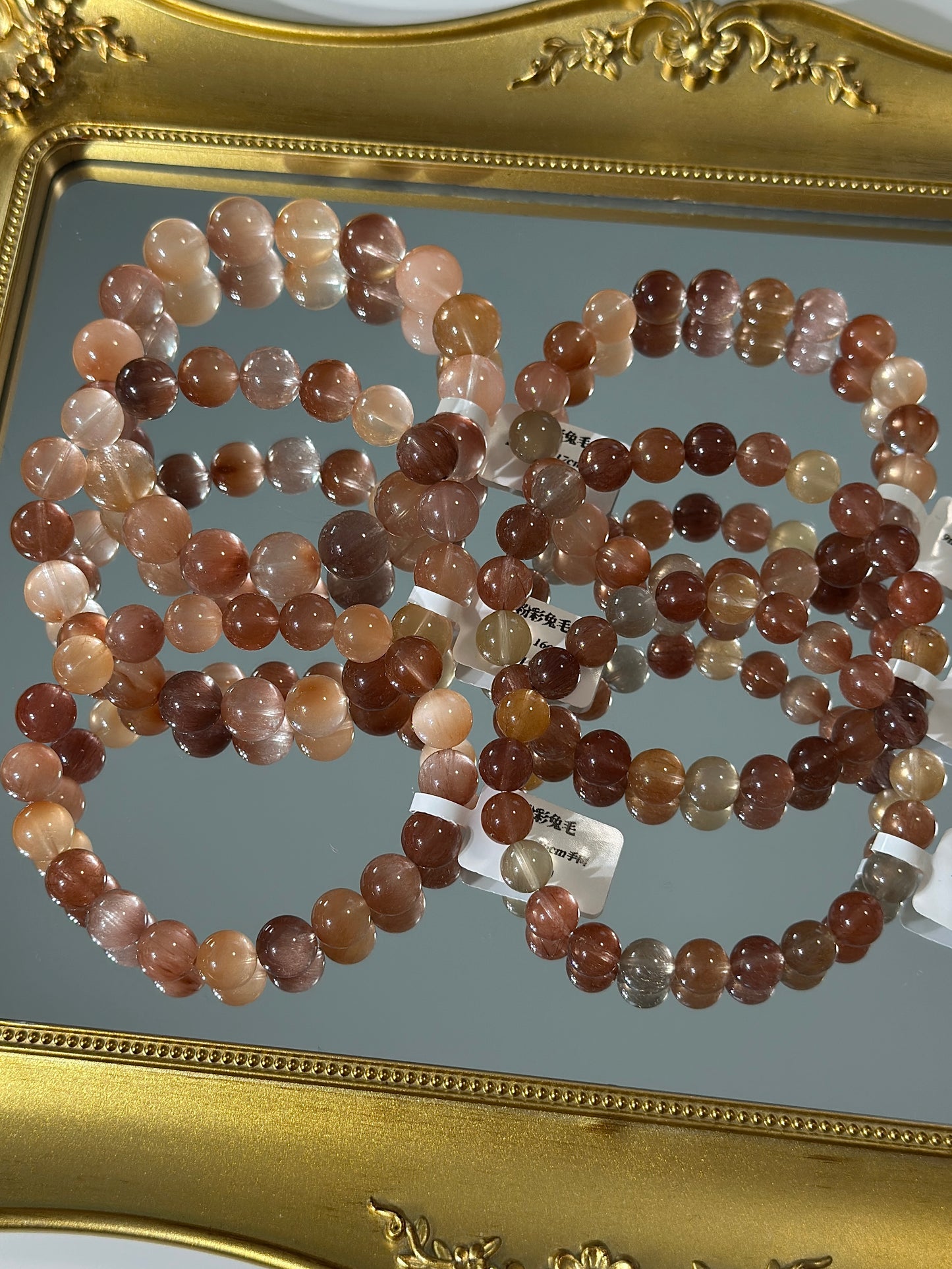 Pastel rabbit fur crystal