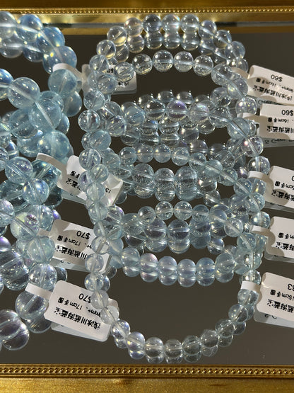 Light glacier blue aquamarine