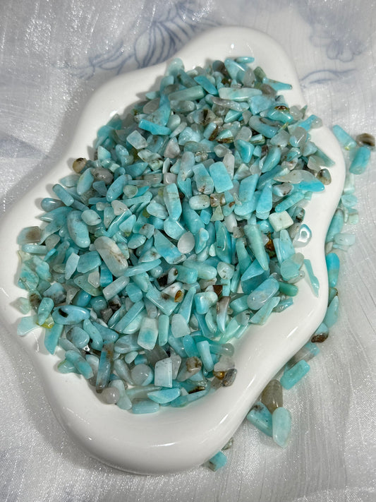Amazonite crystal crushed stone