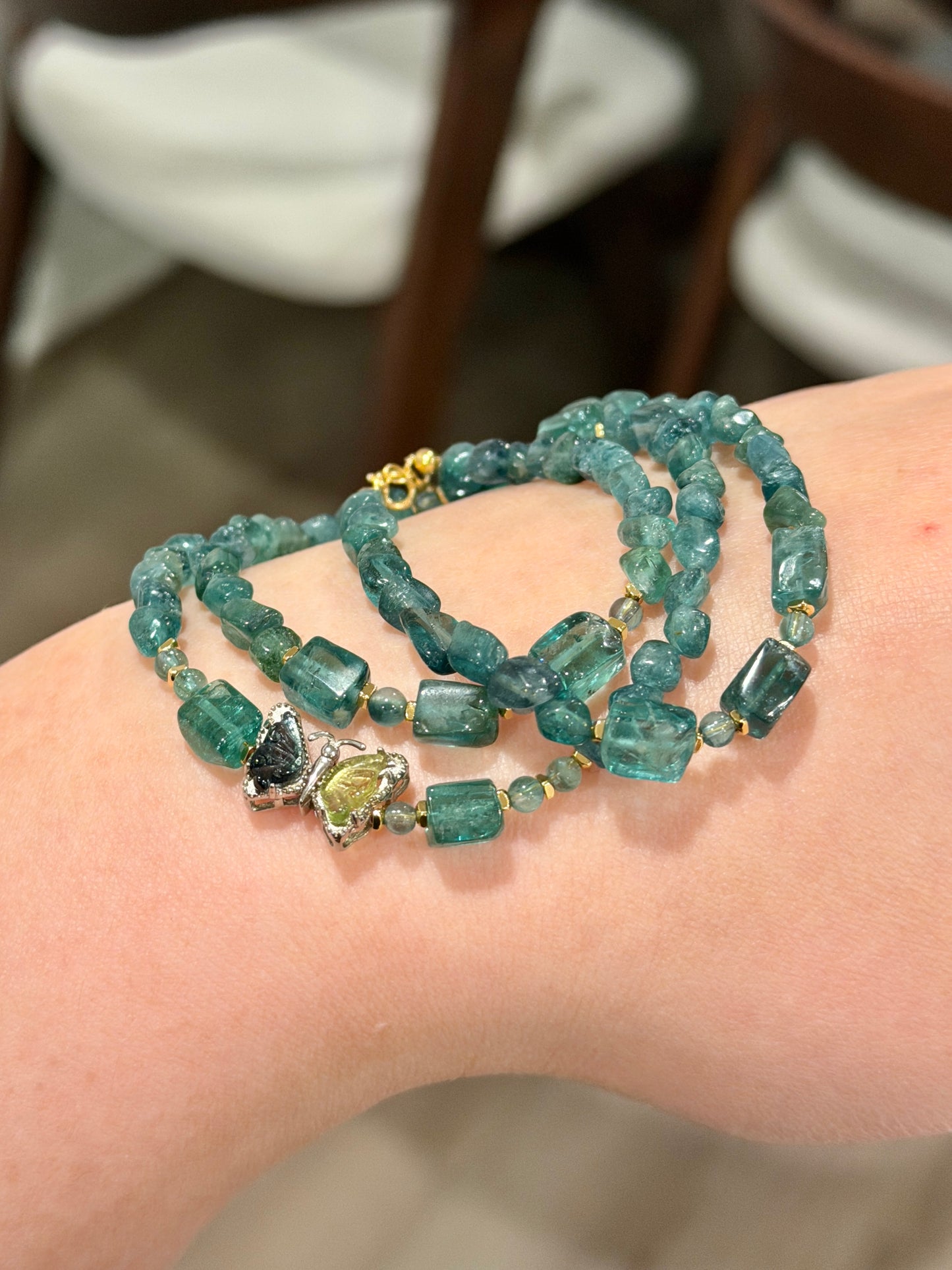 设计款 | 蓝碧玺长链