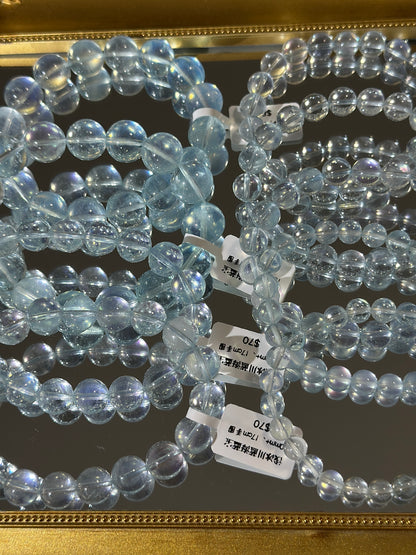 Light glacier blue aquamarine