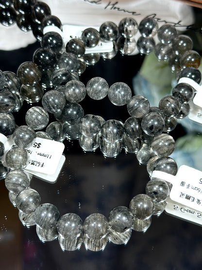 Thousand-layer black rabbit fur ghost