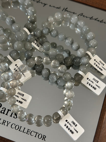 透体灰兔毛水晶