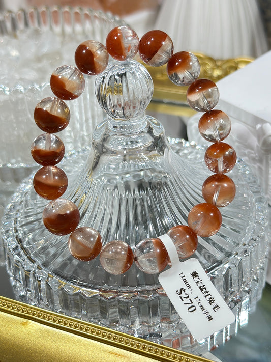 Cornucopia Red Rabbit Fur Crystal