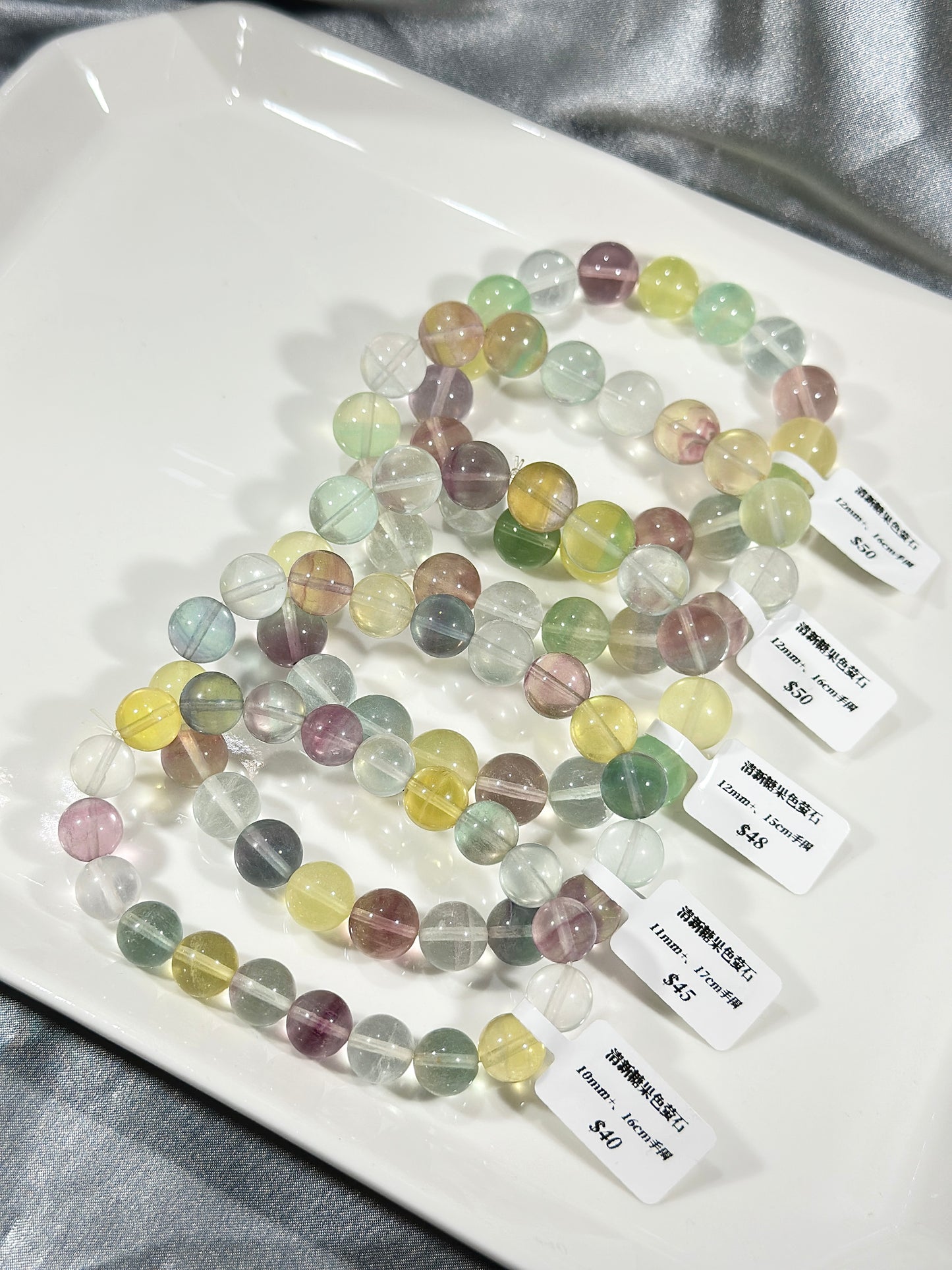 Fresh candy color fluorite