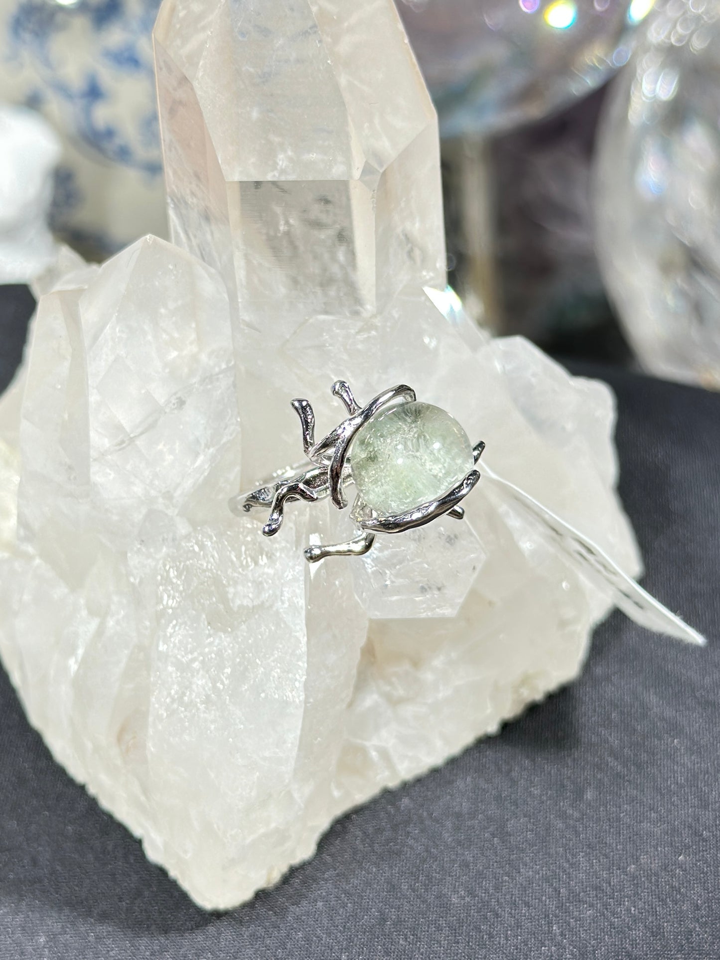 Ghost Crystal S925 Silver Ring