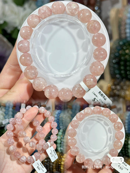 Pink Grandmother Quartz Crystal