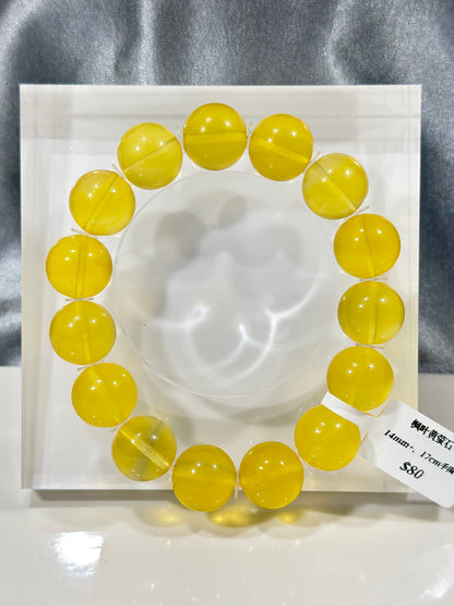 Maple Leaf Yellow Fluorite Crystal