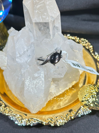 Gold Luck Stone S925 Silver Ring-2