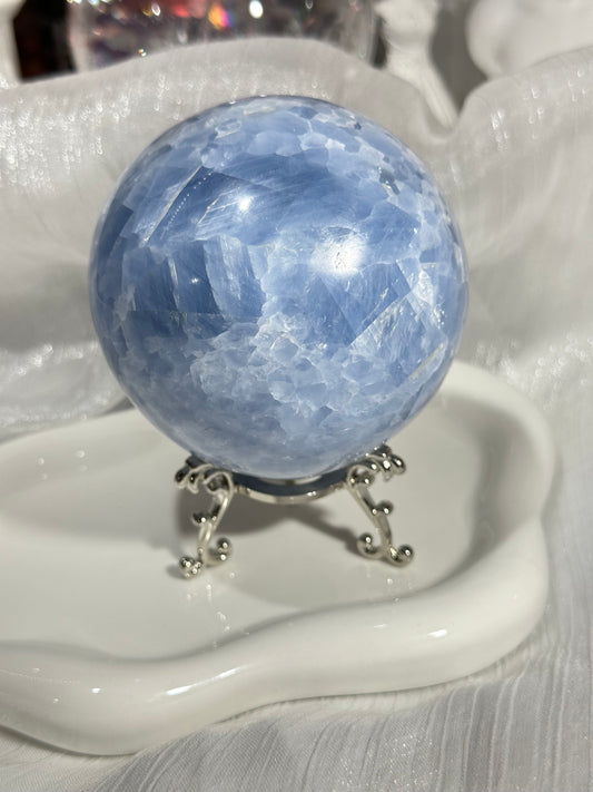 Kyanite crystal ball