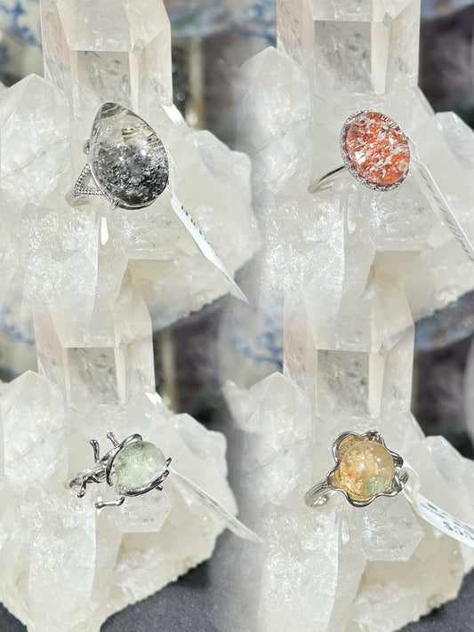 Ghost Crystal S925 Silver Ring