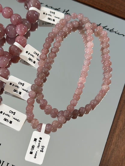 Purple Madagascar Rose Quartz
