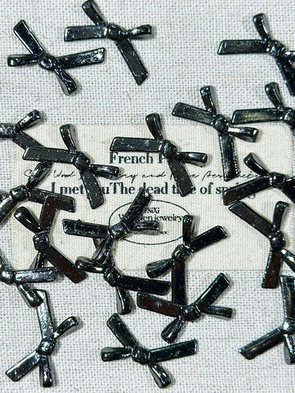 Gunmetal bow spacer accessories