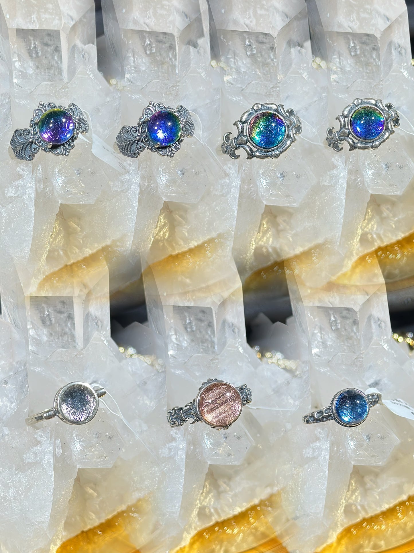 Colorful Sky Iron S925 Silver Ring