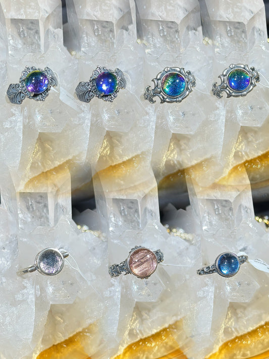 Colorful Sky Iron S925 Silver Ring