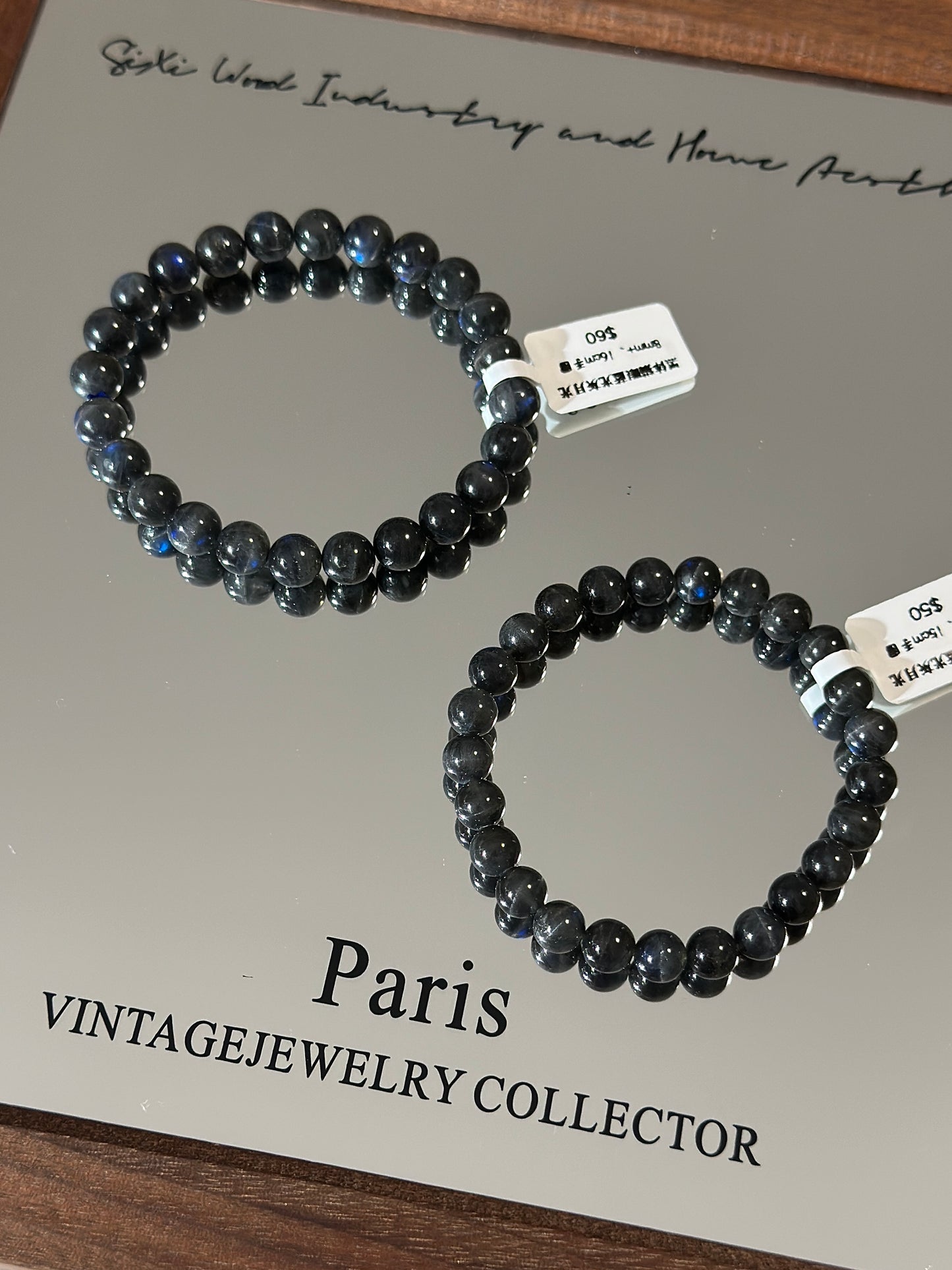 Black cat's eye blue light gray moonlight