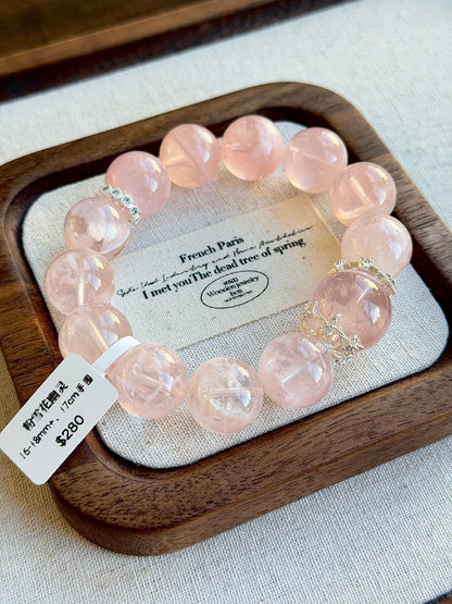 Pink Snowflake Ghost Crystal