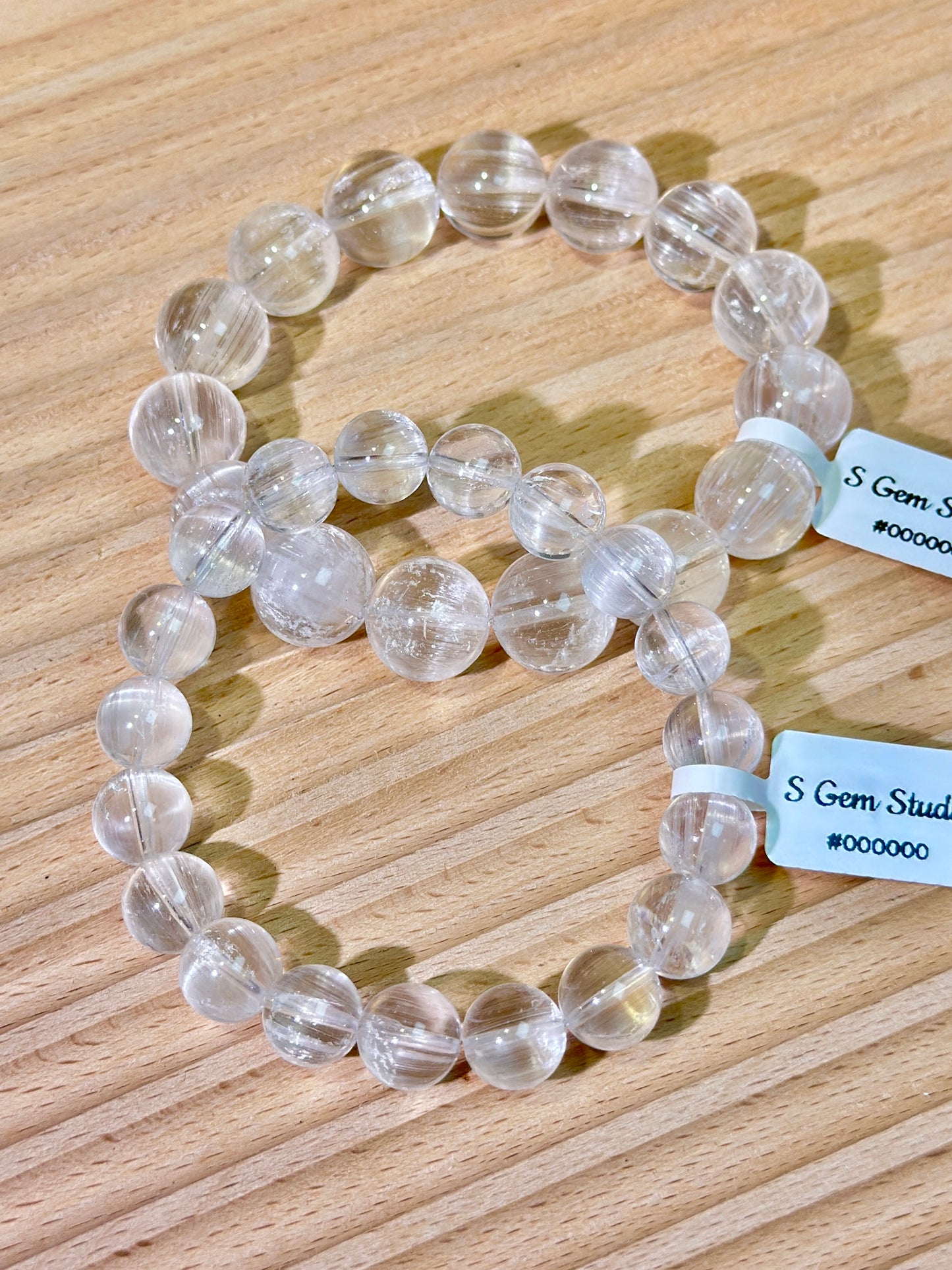 Cat's Eye Brushed White Topaz