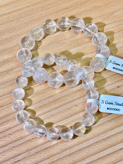 Cat's Eye Brushed White Topaz