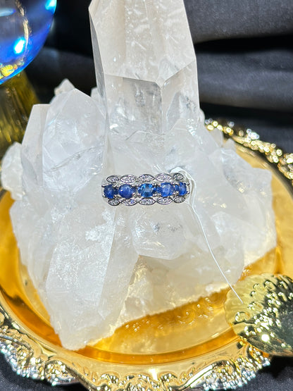 Sapphire S925 silver ring-1