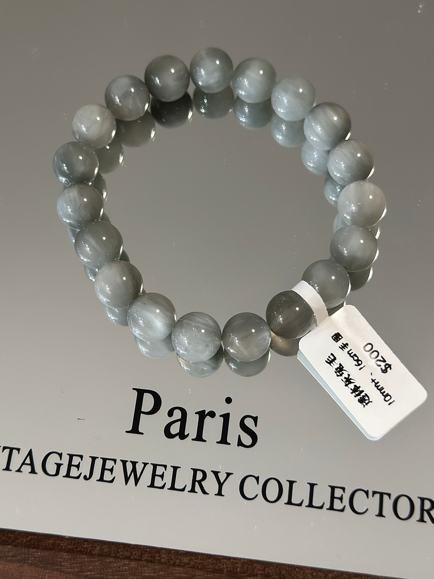 透体灰兔毛水晶