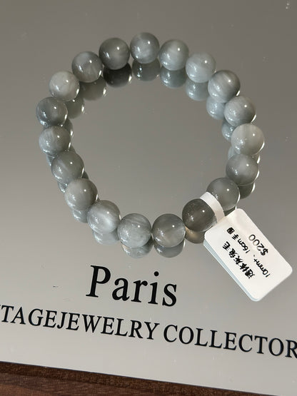 透体灰兔毛水晶