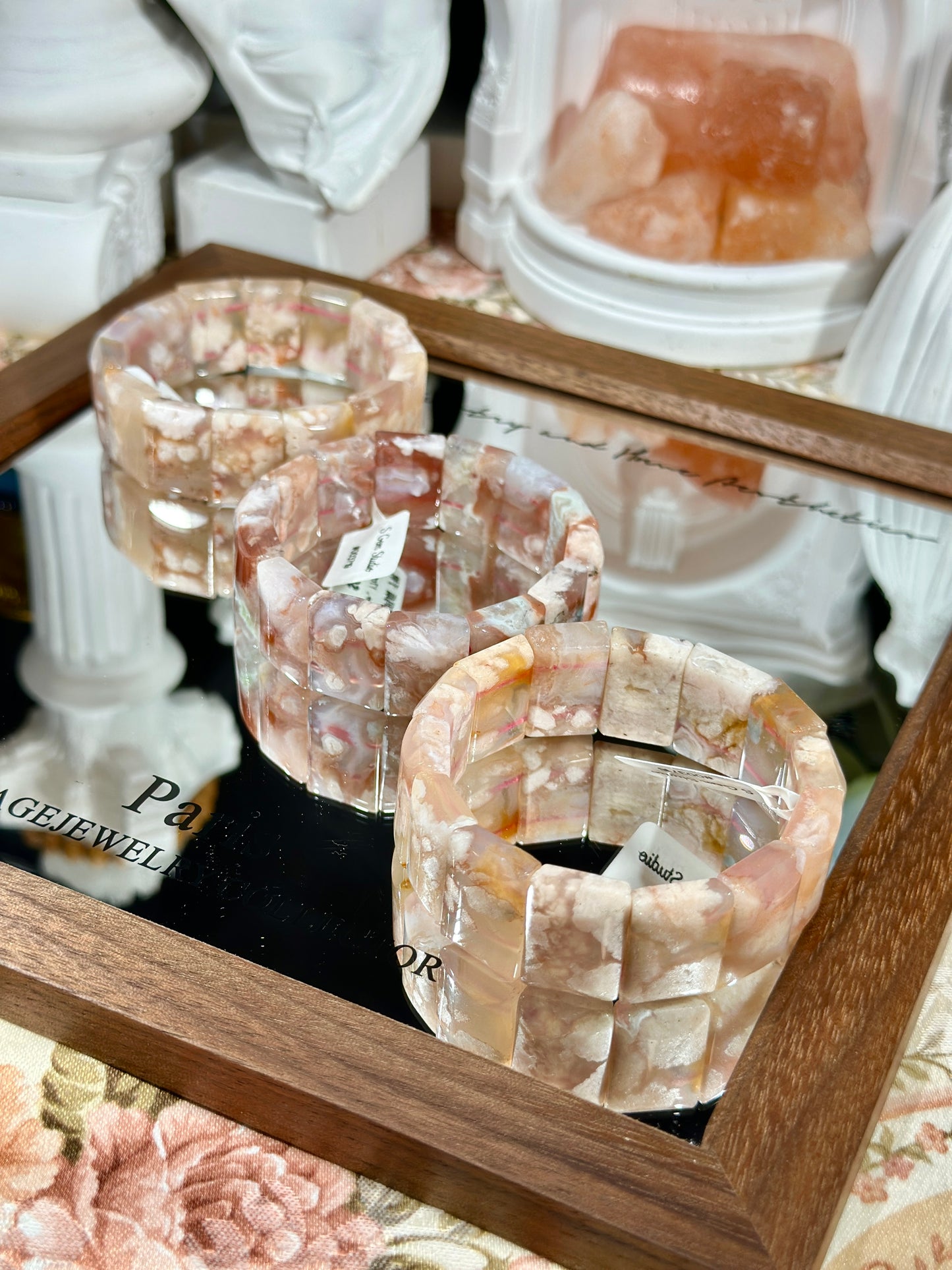 Sakura Agate Hand Card