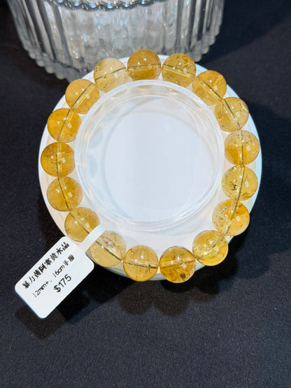 暴力黄阿塞黄水晶 11-15mm+