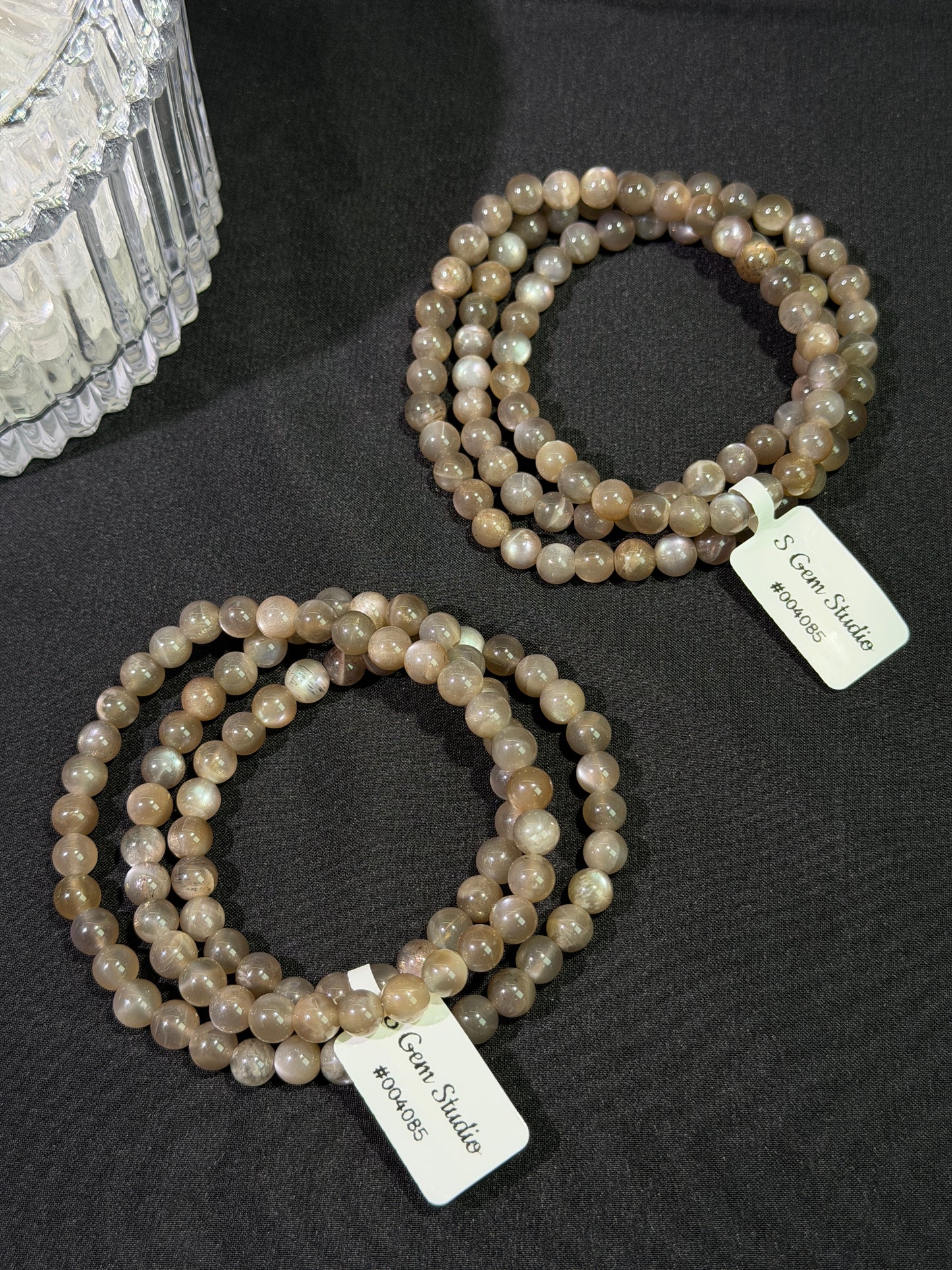 奶茶月光石多圈