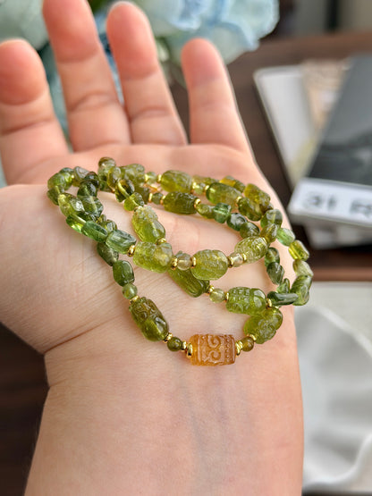 设计款 | 绿碧玺长链