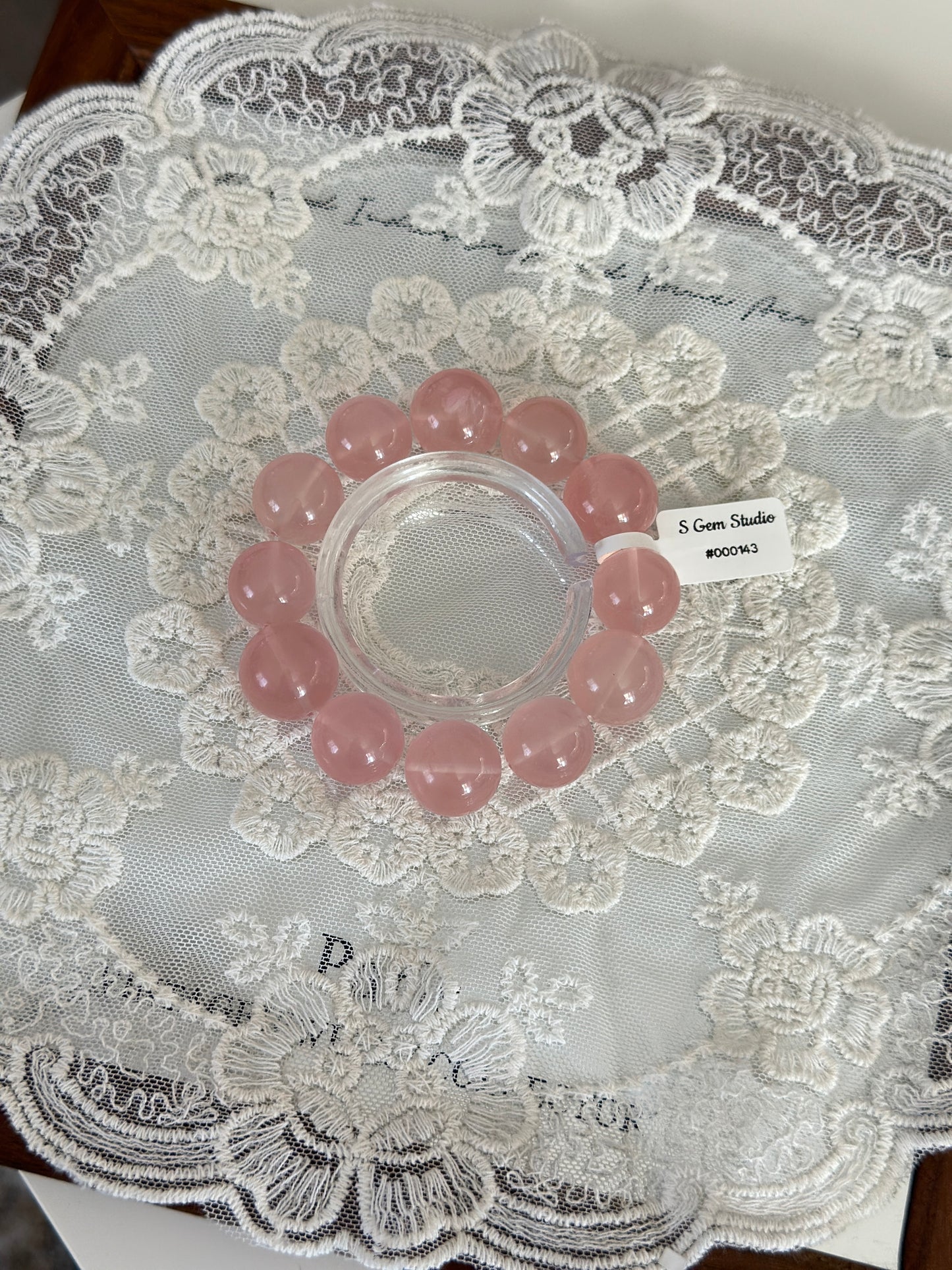 Water Transparent Madagascar Rose Quartz