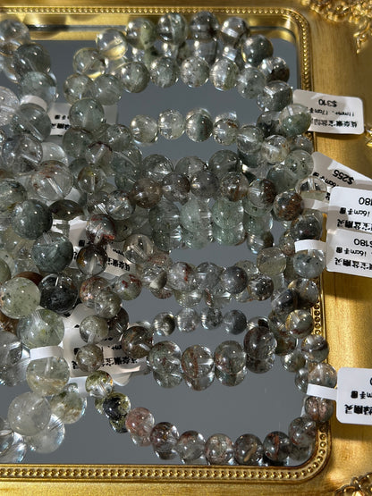 Monet Cornucopia Green Phantom Crystal